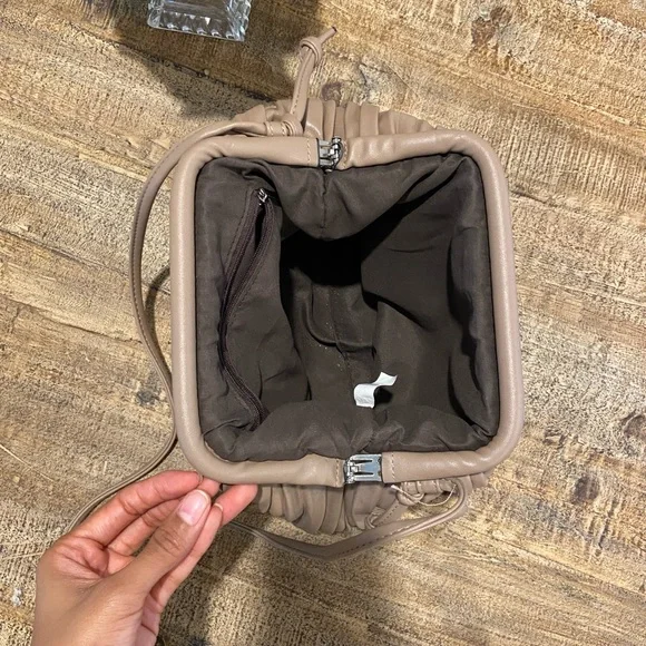 Faux Leather Clutch Bag - Picture 4 of 9